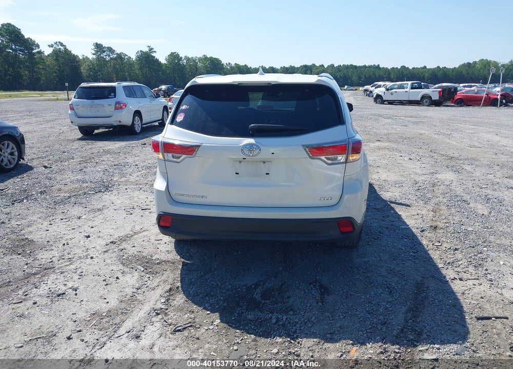 2015 TOYOTA HIGHLANDER VIN: 5TDKKRFH5FS045770