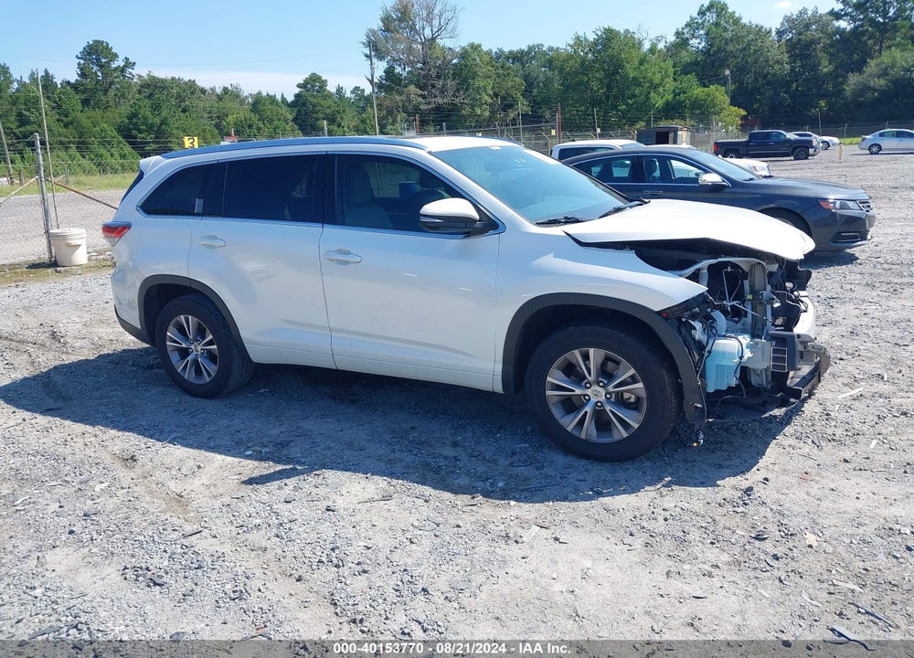 2015 TOYOTA HIGHLANDER VIN: 5TDKKRFH5FS045770