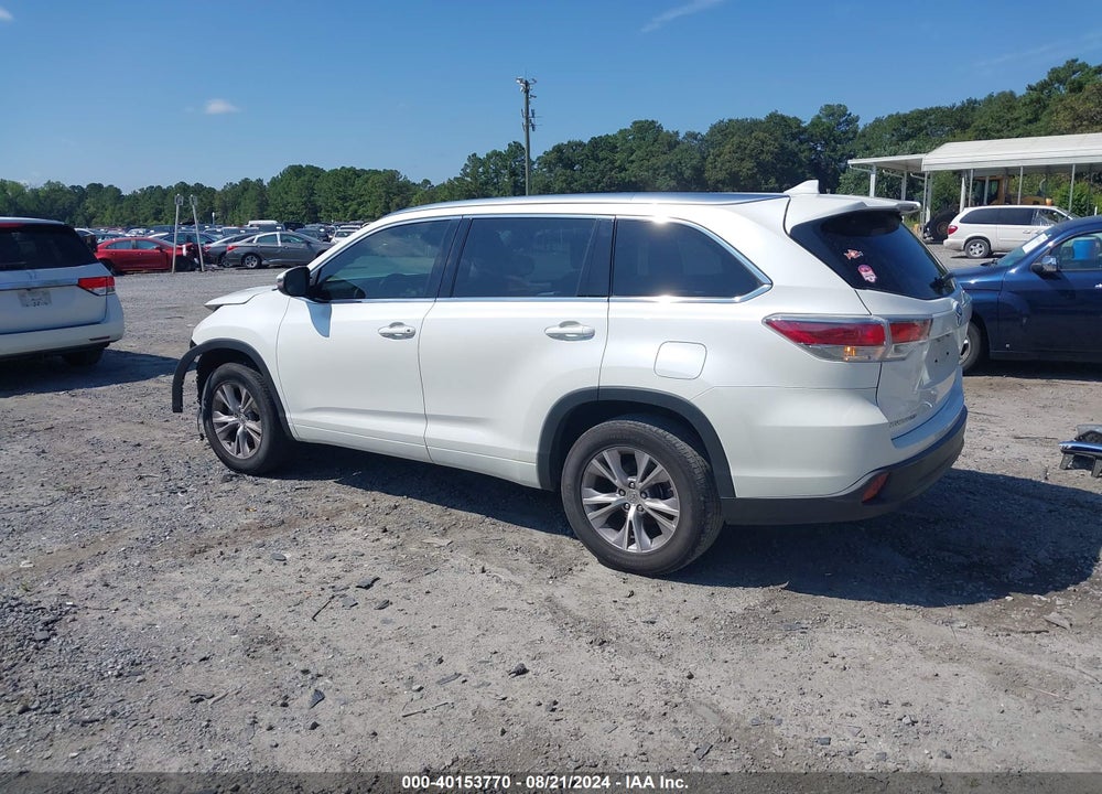 2015 TOYOTA HIGHLANDER VIN: 5TDKKRFH5FS045770