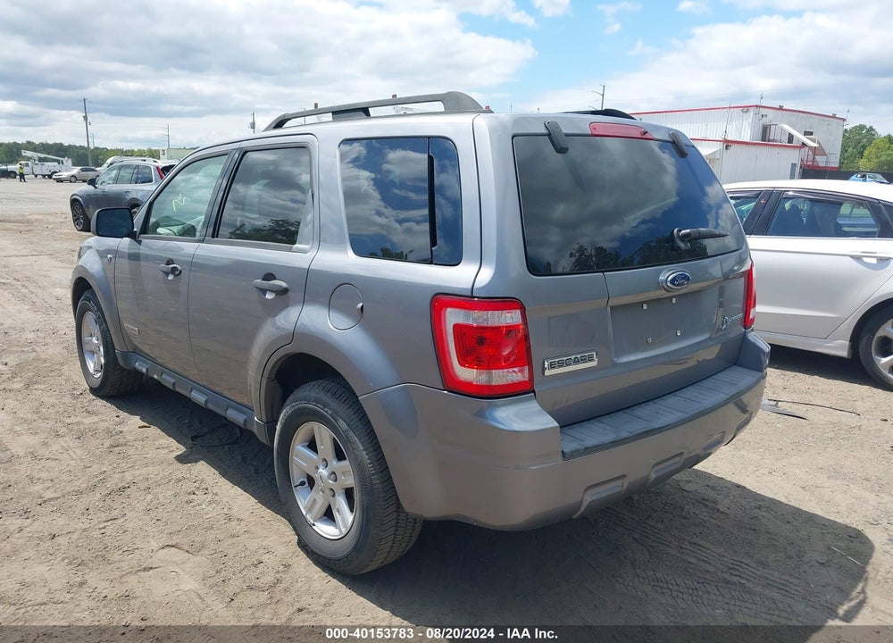 2008 FORD ESCAPE HYBRID VIN: 1FMCU59H98KB16560