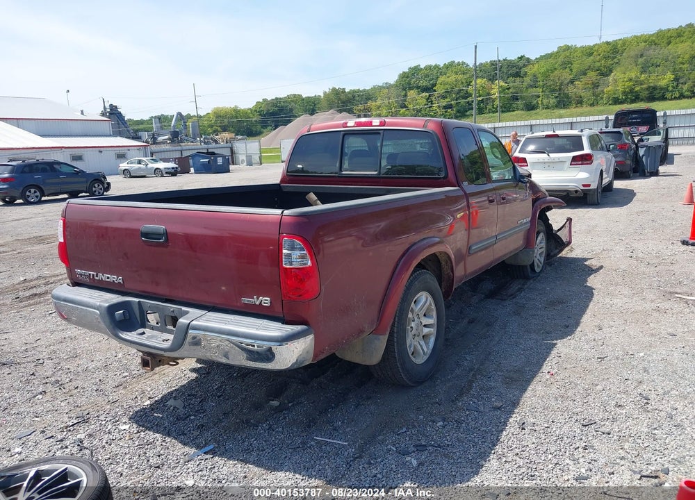 2005 TOYOTA TUNDRA SR5 V8 VIN: 5TBRT34125S468487
