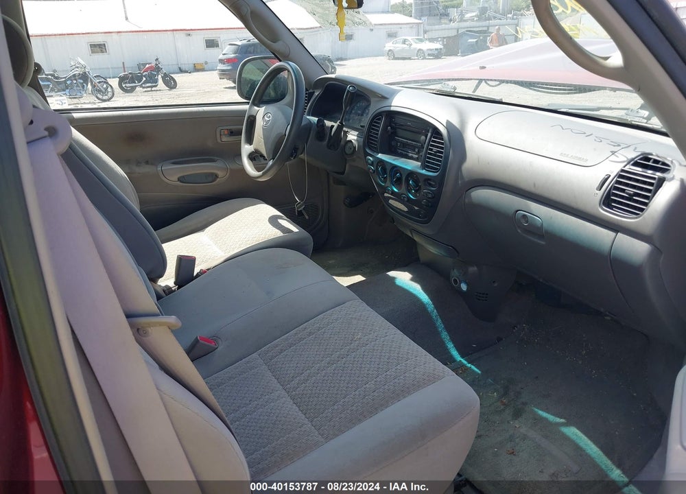 2005 TOYOTA TUNDRA SR5 V8 VIN: 5TBRT34125S468487