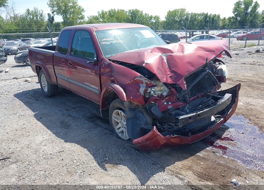 2005 TOYOTA TUNDRA SR5 V8 VIN: 5TBRT34125S468487