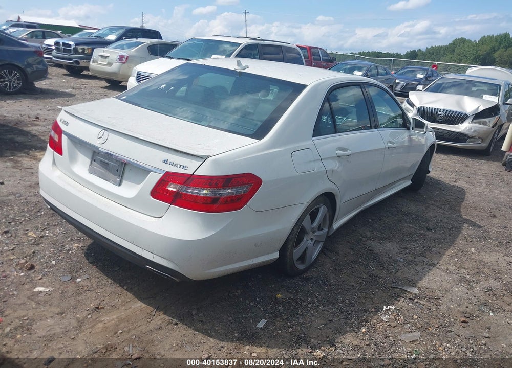 2011 MERCEDES-BENZ E 350 4MATIC VIN: WDDHF8HB9BA462582