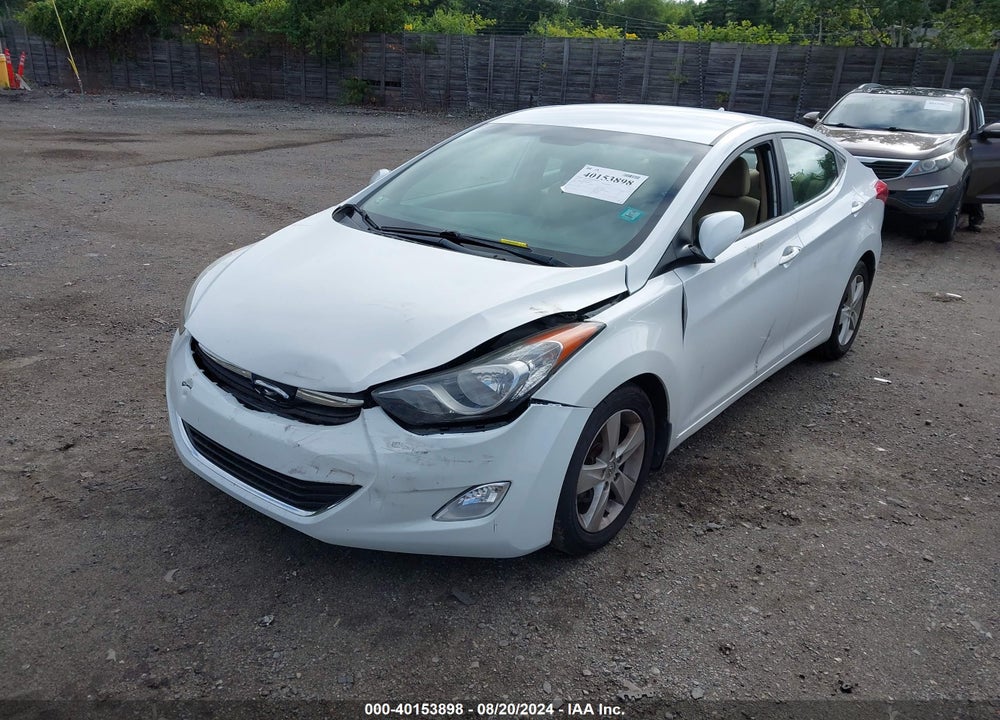 2013 HYUNDAI ELANTRA GLS VIN: 5NPDH4AE0DH289417