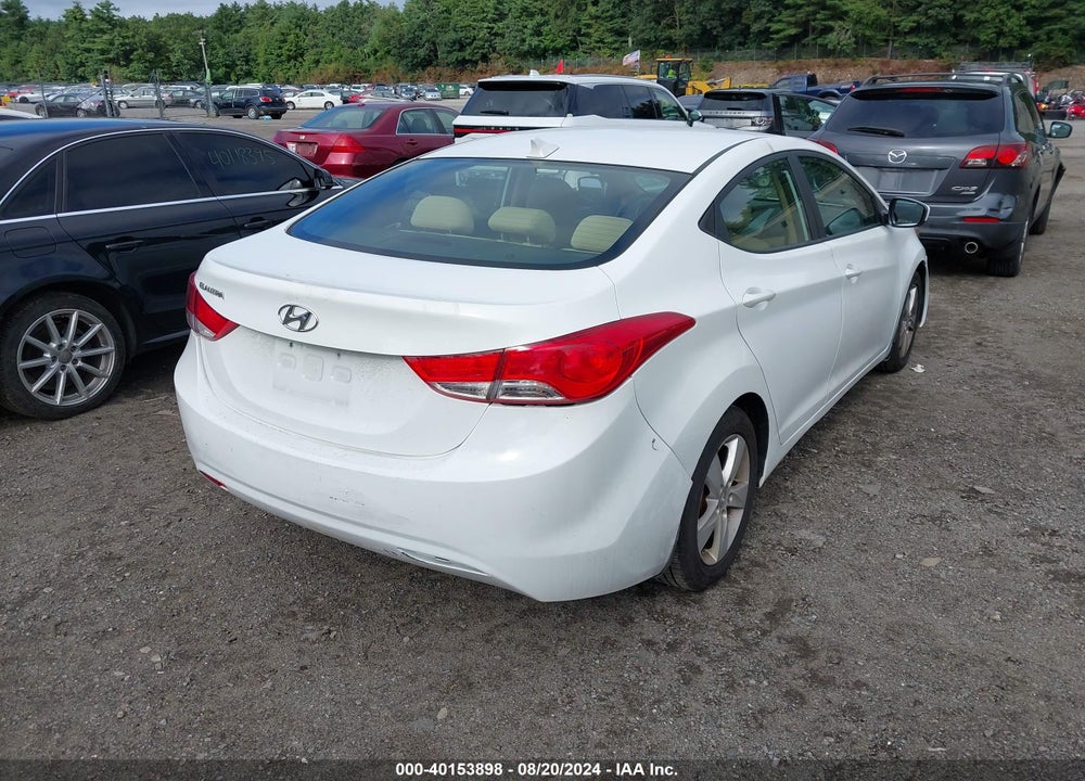 2013 HYUNDAI ELANTRA GLS VIN: 5NPDH4AE0DH289417
