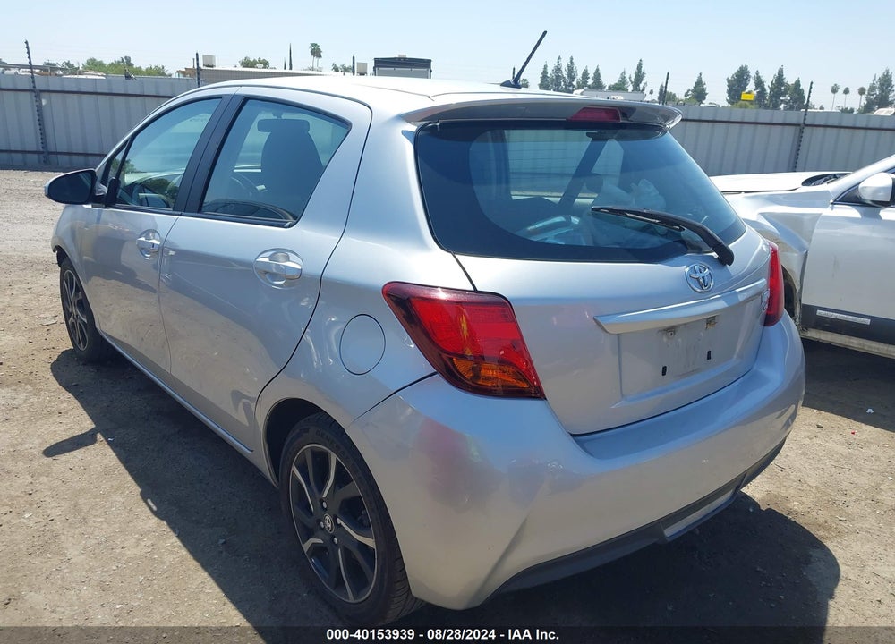 2015 TOYOTA YARIS SE VIN: VNKKTUD35FA015373