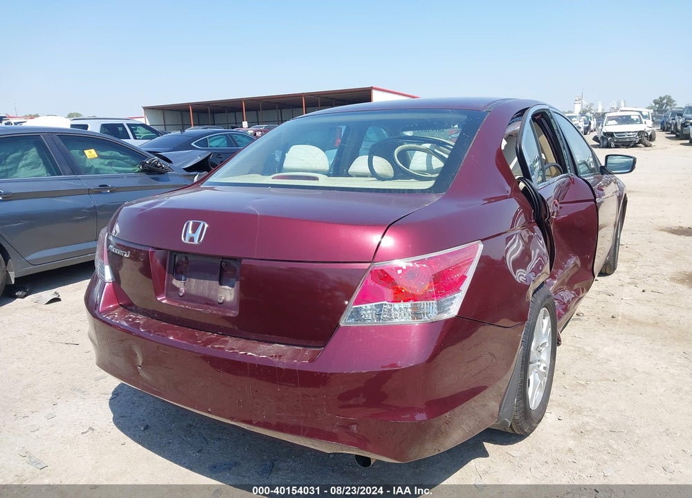 2009 HONDA ACCORD 2.4 LX-P VIN: 1HGCP26479A089444