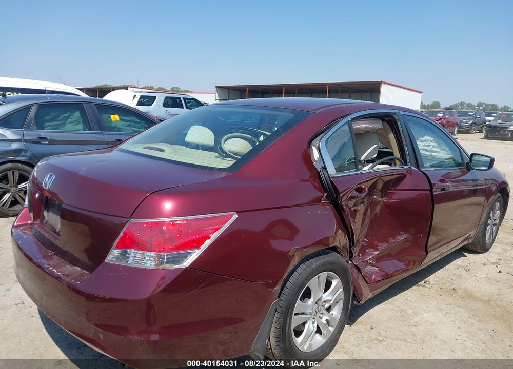 2009 HONDA ACCORD 2.4 LX-P VIN: 1HGCP26479A089444