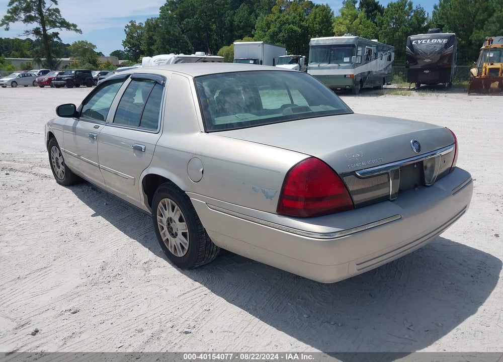 2006 MERCURY GRAND MARQUIS GS VIN: 2MEFM74V56X620932