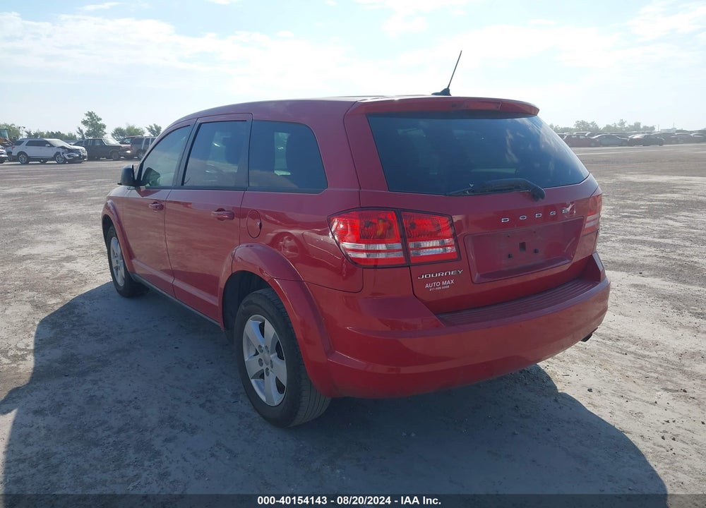 2013 DODGE JOURNEY AMERICAN VALUE PKG VIN: 3C4PDCAB3DT537040