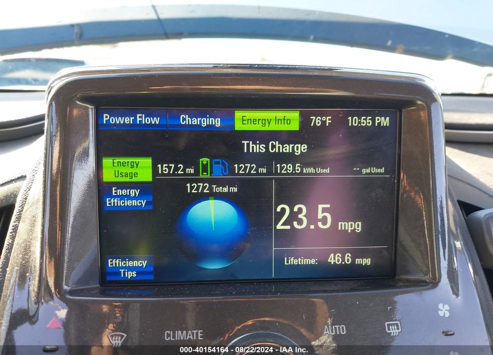 2013 CHEVROLET VOLT VIN: 1G1RB6E41DU110692