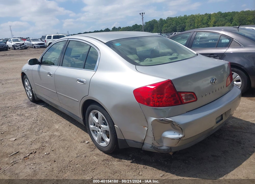 2004 INFINITI G35X VIN: JNKCV51F34M701286