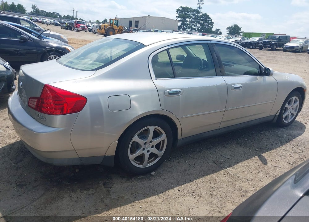 2004 INFINITI G35X VIN: JNKCV51F34M701286