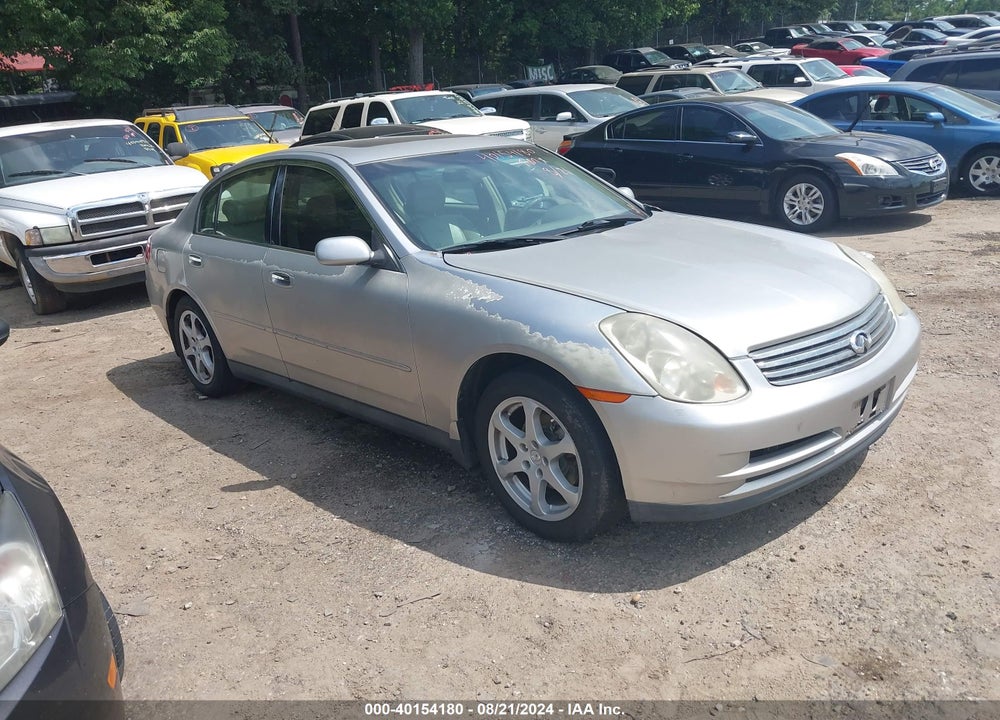 2004 INFINITI G35X VIN: JNKCV51F34M701286
