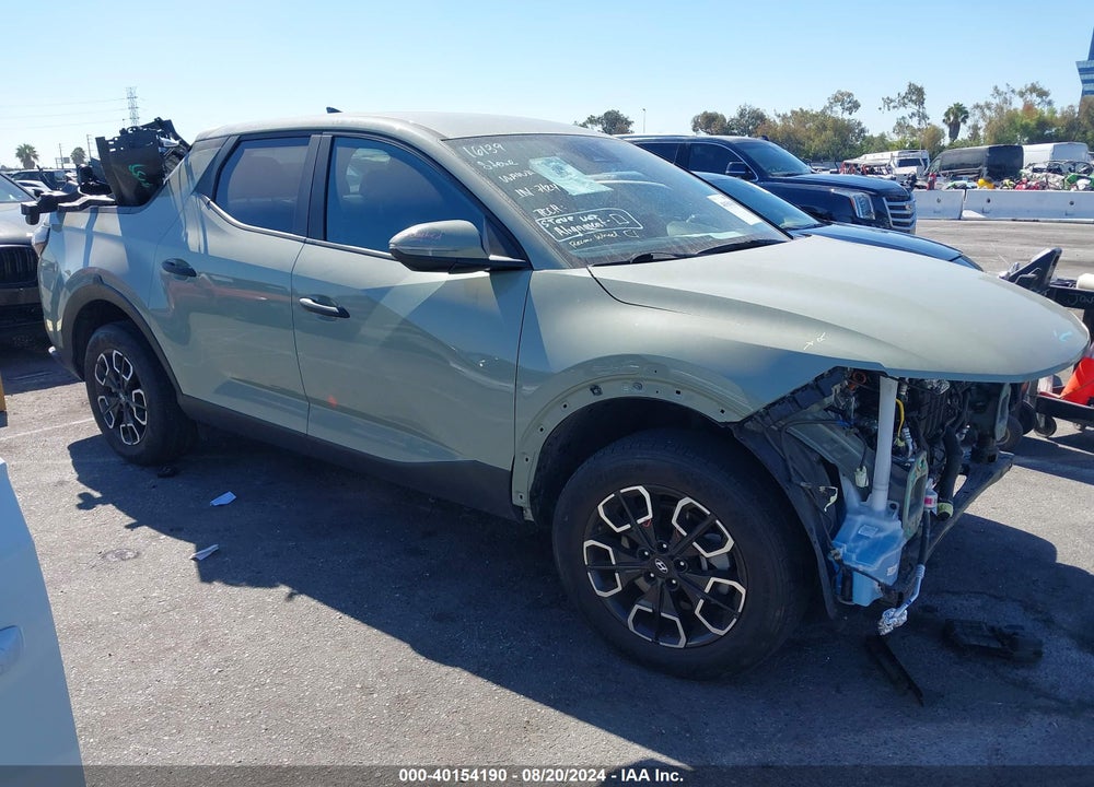 2022 HYUNDAI SANTA CRUZ SEL VIN: 5NTJBDAE7NH025070