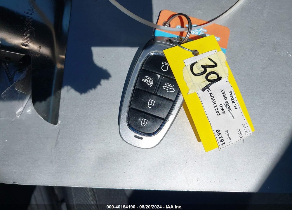 2022 HYUNDAI SANTA CRUZ SEL VIN: 5NTJBDAE7NH025070