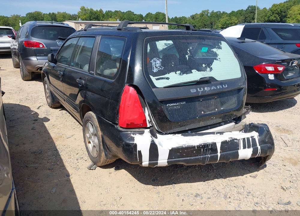 2004 SUBARU FORESTER 2.5XS VIN: JF1SG65614H721719