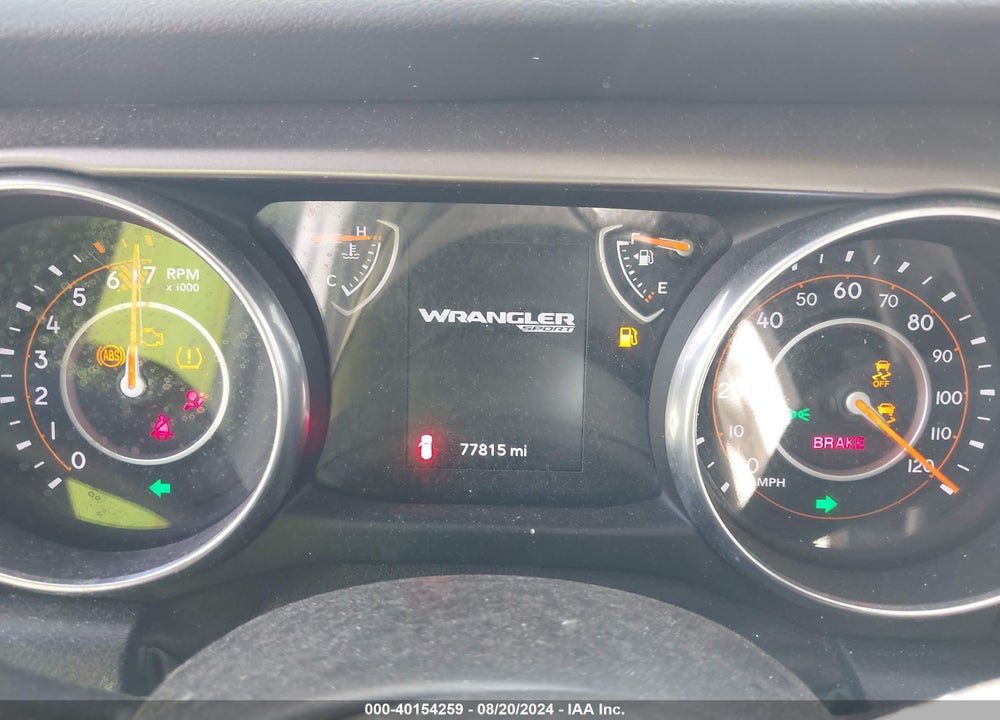 2018 JEEP WRANGLER SPORT 4X4 VIN: 1C4GJXAN7JW283266