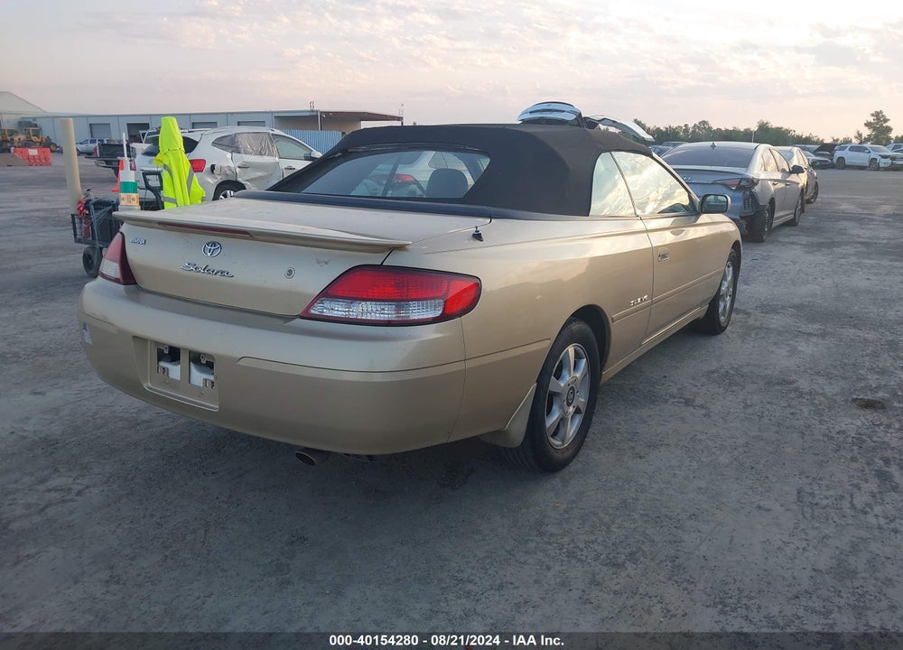 2001 TOYOTA CAMRY SOLARA SLE V6 VIN: 2T1FF28P51C518232