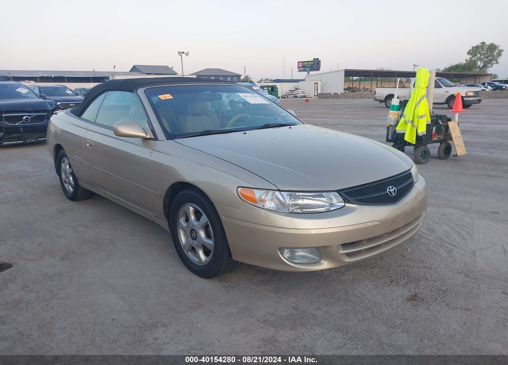 2001 TOYOTA CAMRY SOLARA SLE V6 VIN: 2T1FF28P51C518232