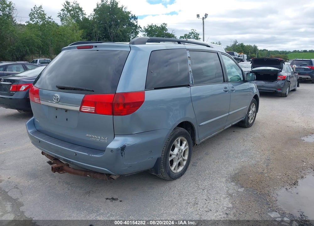 2004 TOYOTA SIENNA XLE LIMITED VIN: 5TDBA22C74S008009