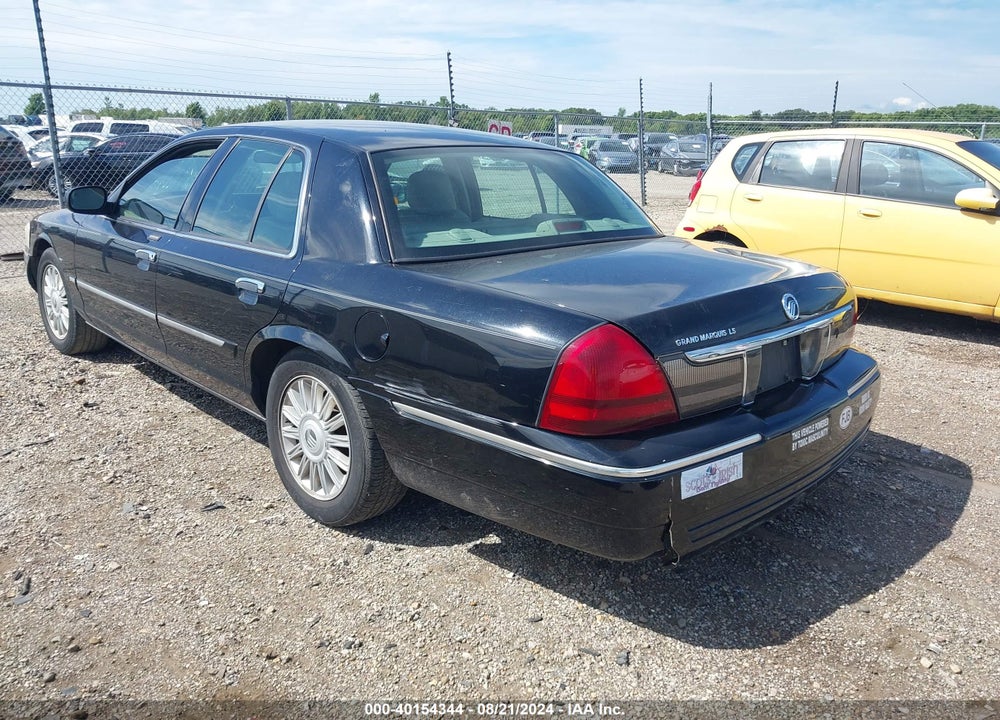2008 MERCURY GRAND MARQUIS LS VIN: 2MEFM75V18X635462