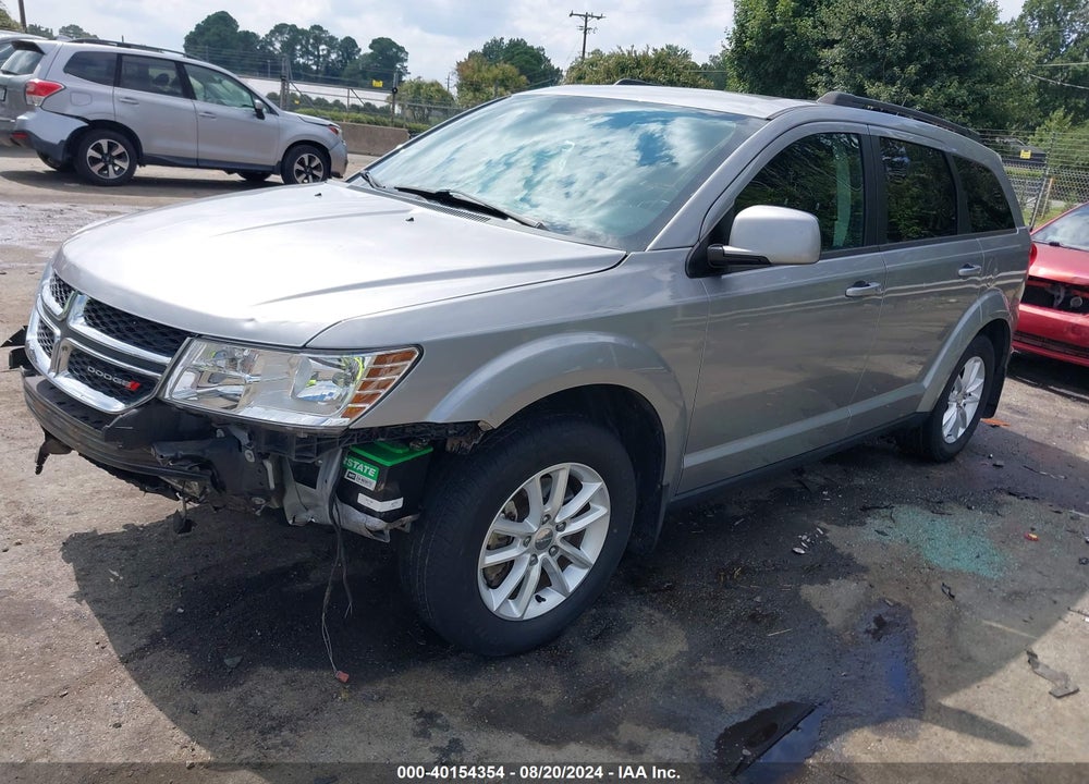 2016 DODGE JOURNEY SXT VIN: 3C4PDCBG0GT153697