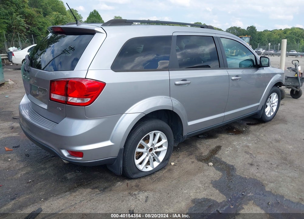 2016 DODGE JOURNEY SXT VIN: 3C4PDCBG0GT153697