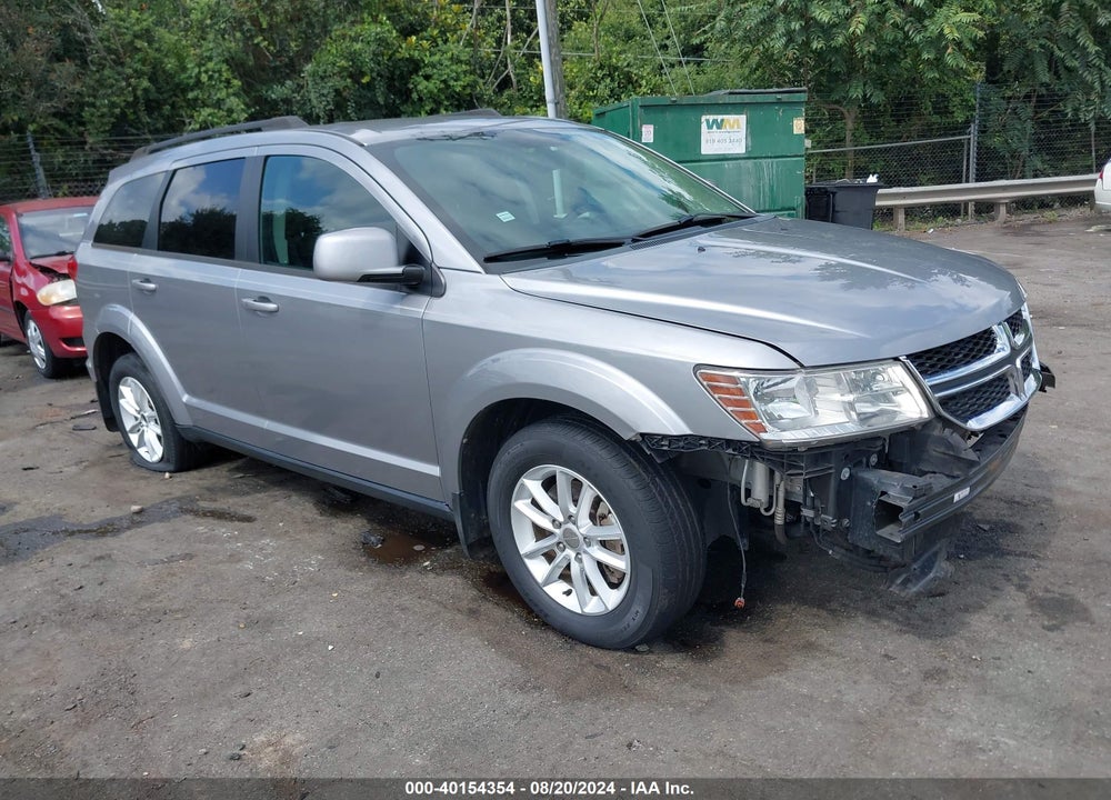 2016 DODGE JOURNEY SXT VIN: 3C4PDCBG0GT153697