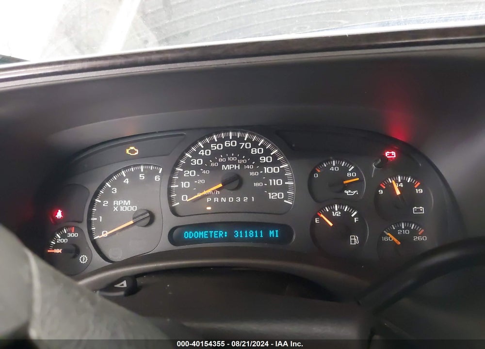 2006 CHEVROLET SILVERADO 1500HD LT3 VIN: 1GCGK13U96F264689