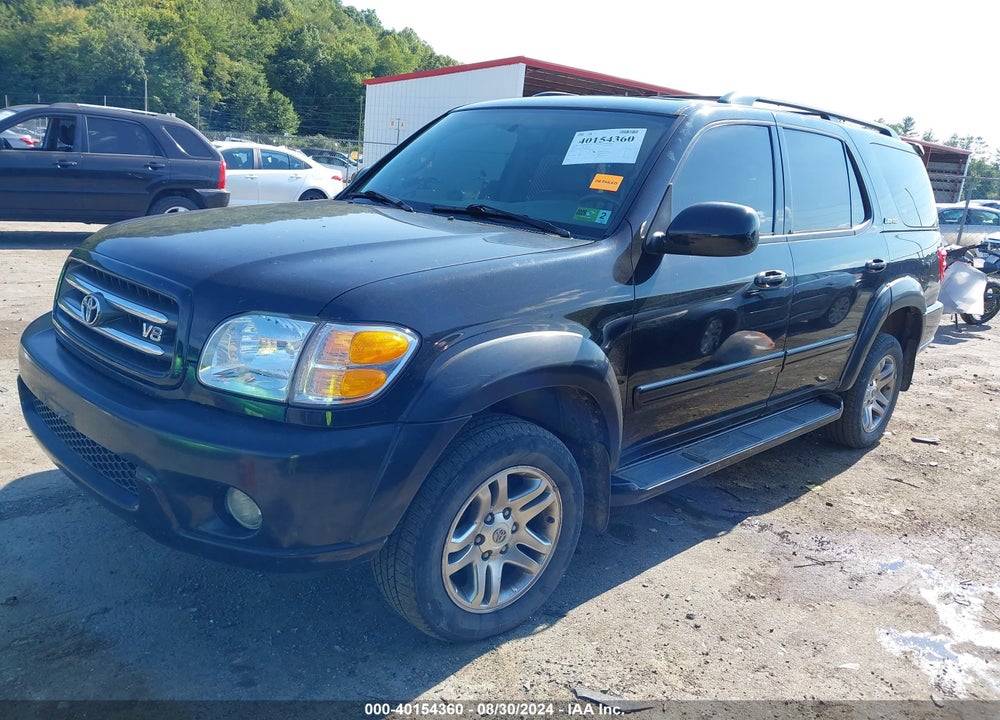 2003 TOYOTA SEQUOIA LIMITED VIN: 5TDBT48A73S185072