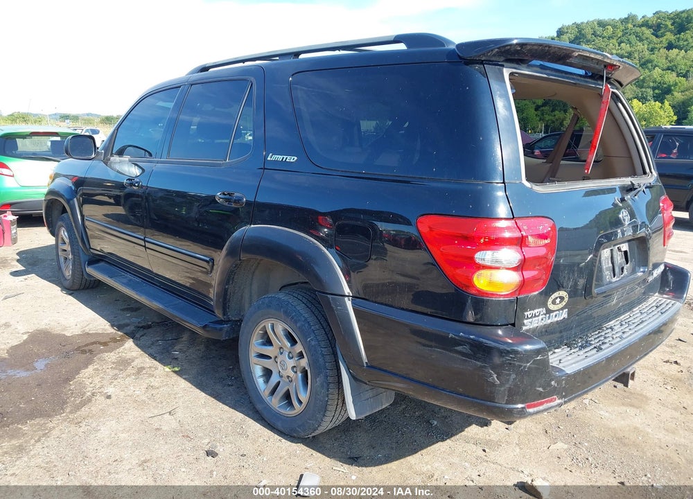 2003 TOYOTA SEQUOIA LIMITED VIN: 5TDBT48A73S185072