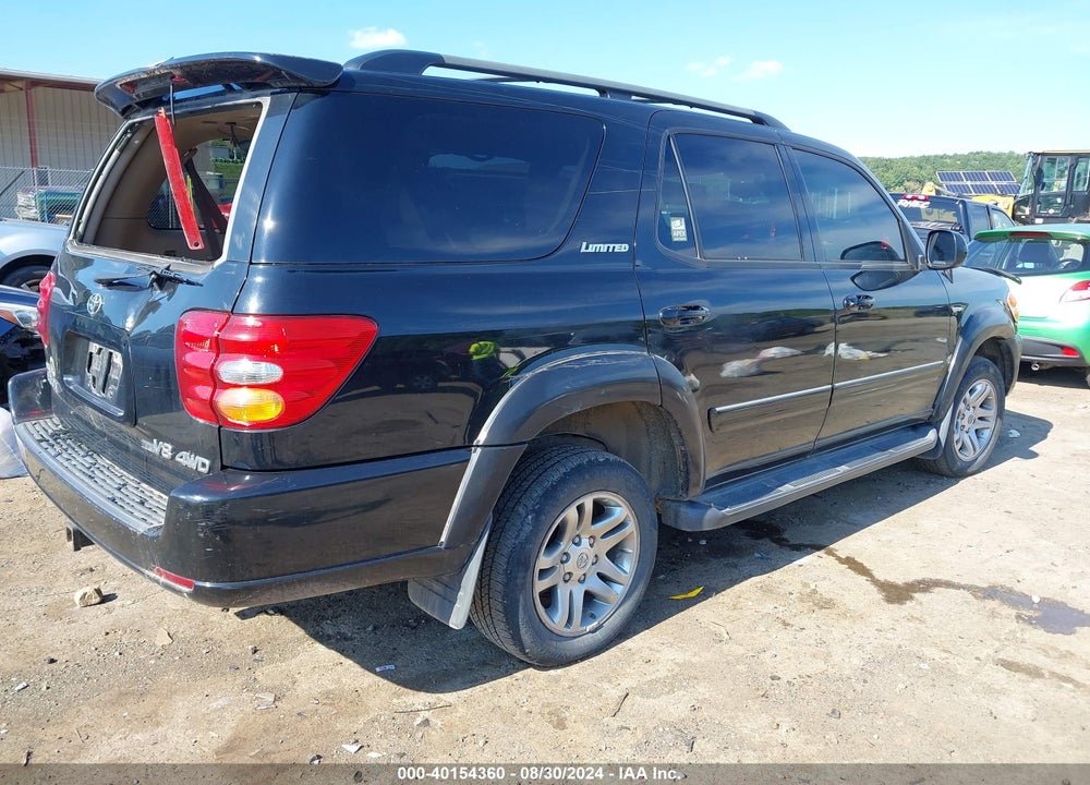 2003 TOYOTA SEQUOIA LIMITED VIN: 5TDBT48A73S185072