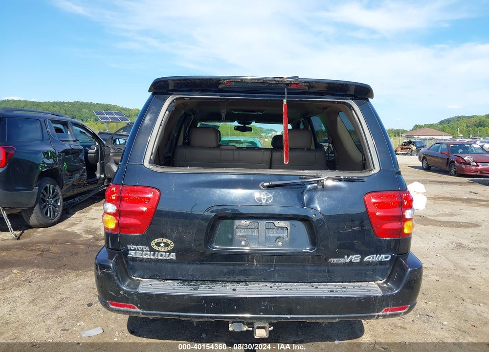 2003 TOYOTA SEQUOIA LIMITED VIN: 5TDBT48A73S185072