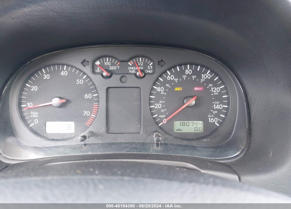 2001 VOLKSWAGEN JETTA GLS VIN: 3VWSS29M91M056406