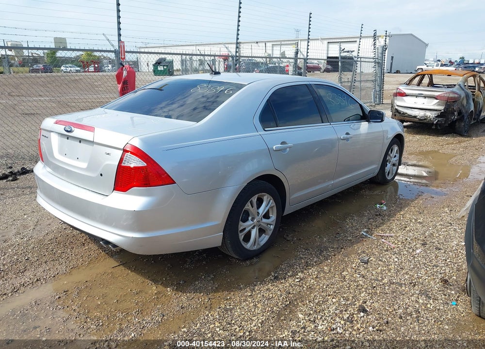 2012 FORD FUSION SE VIN: 3FAHP0HAXCR378834