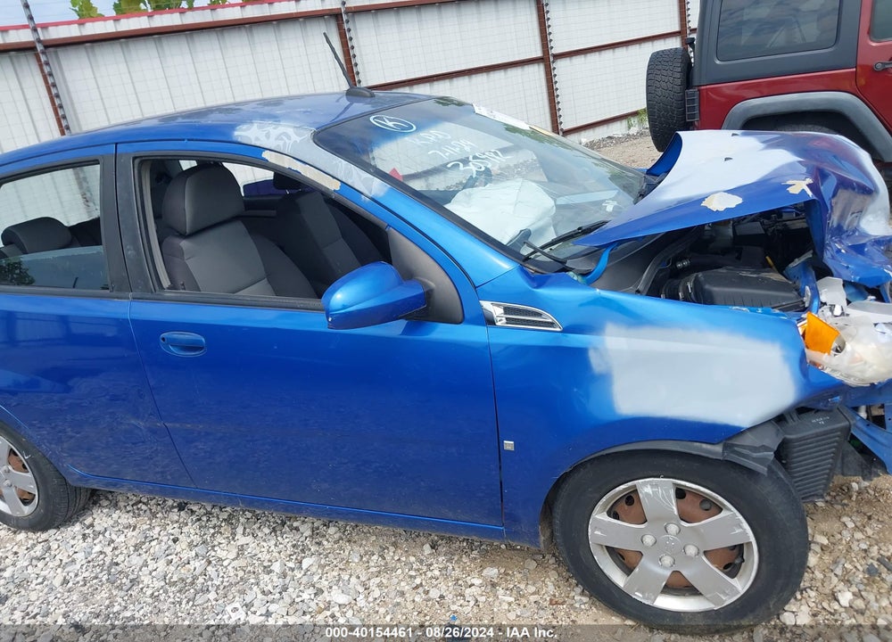 2009 CHEVROLET AVEO LT VIN: KL1TD66E99B305982
