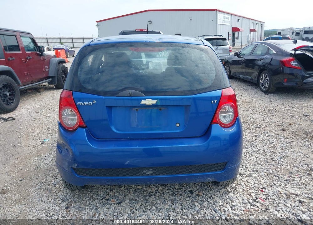 2009 CHEVROLET AVEO LT VIN: KL1TD66E99B305982