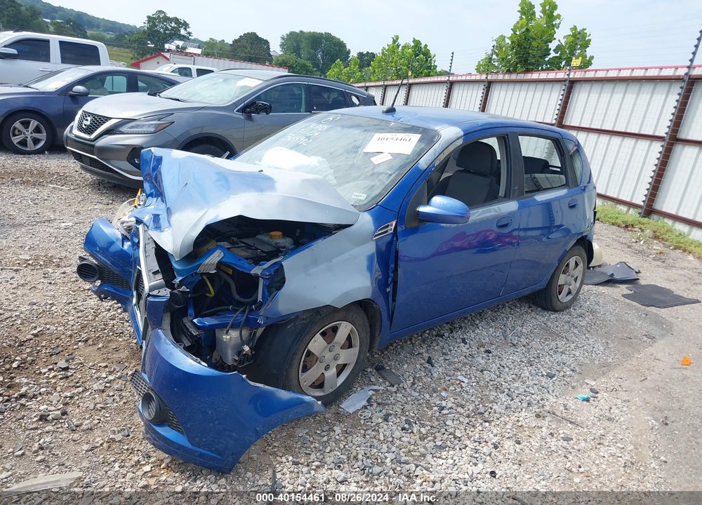 2009 CHEVROLET AVEO LT VIN: KL1TD66E99B305982