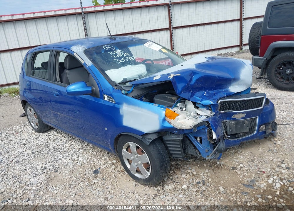 2009 CHEVROLET AVEO LT VIN: KL1TD66E99B305982