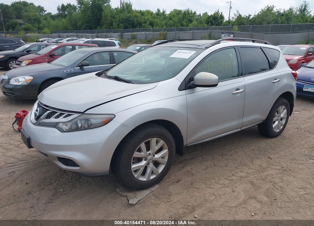 2014 NISSAN MURANO SL VIN: JN8AZ1MW2EW527075