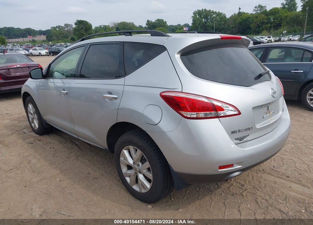 2014 NISSAN MURANO SL VIN: JN8AZ1MW2EW527075