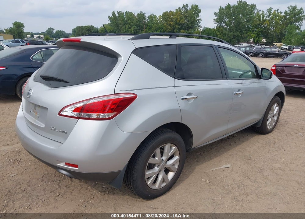 2014 NISSAN MURANO SL VIN: JN8AZ1MW2EW527075