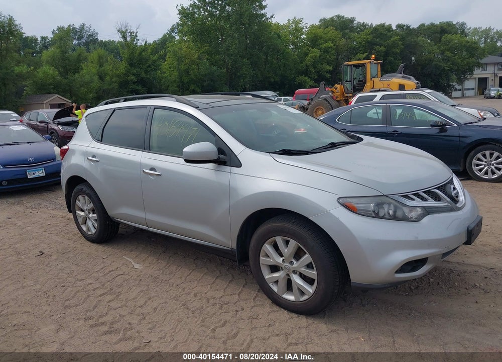 2014 NISSAN MURANO SL VIN: JN8AZ1MW2EW527075