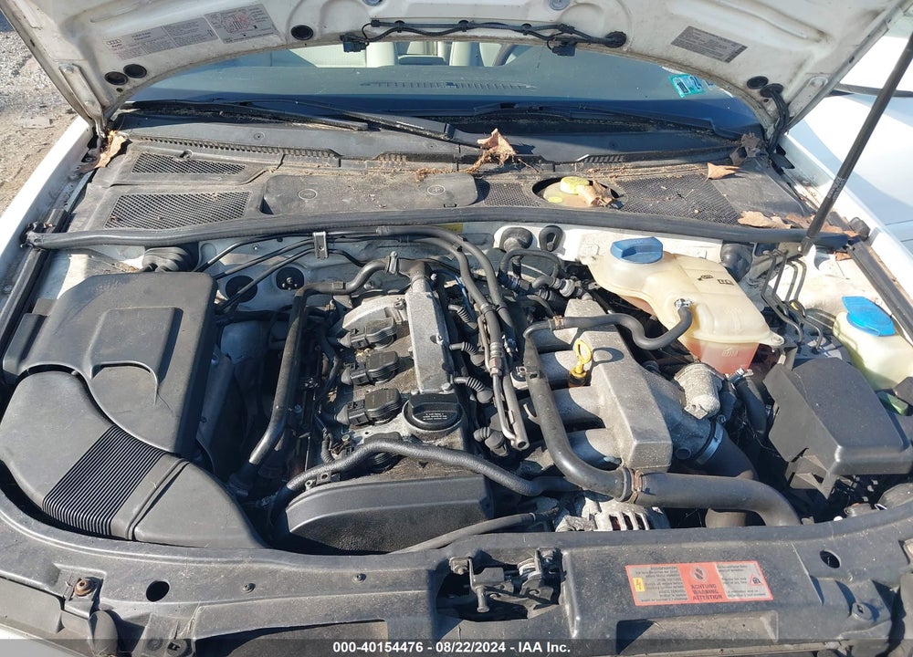 2001 AUDI A4 1.8 T VIN: WAUDC68D71A137898
