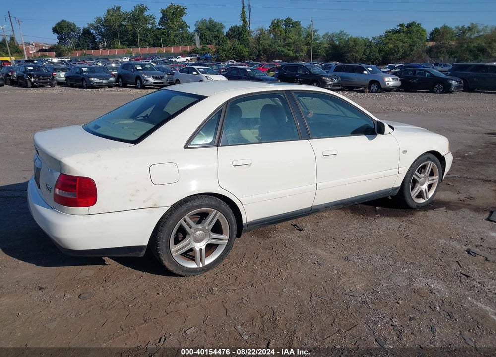 2001 AUDI A4 1.8 T VIN: WAUDC68D71A137898