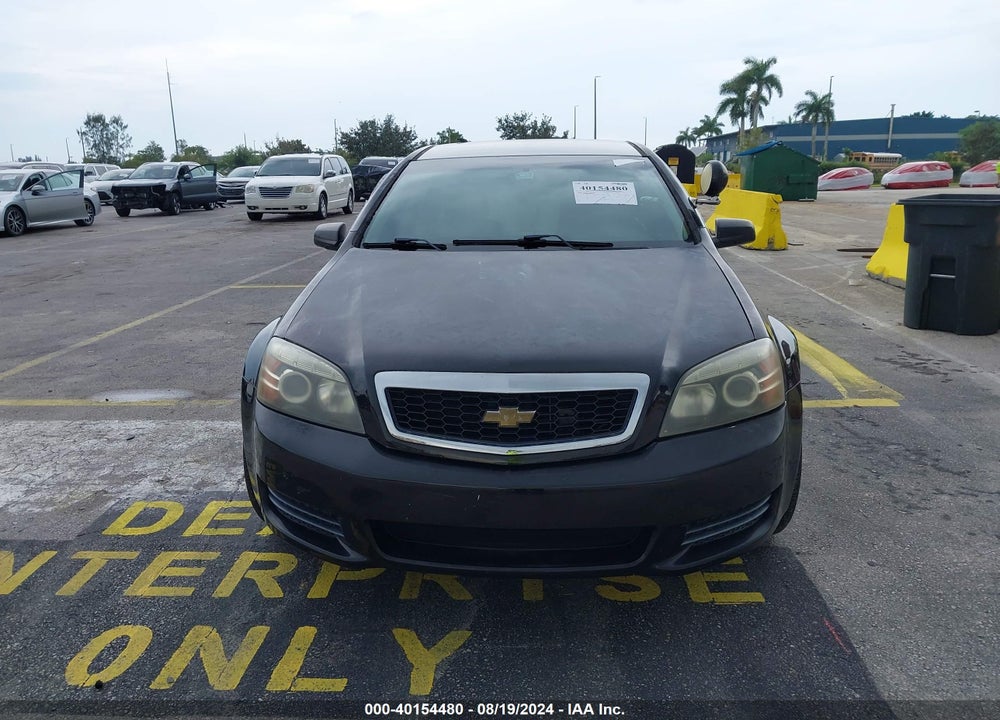 2012 CHEVROLET CAPRICE POLICE VIN: 6G1MK5U36CL619942