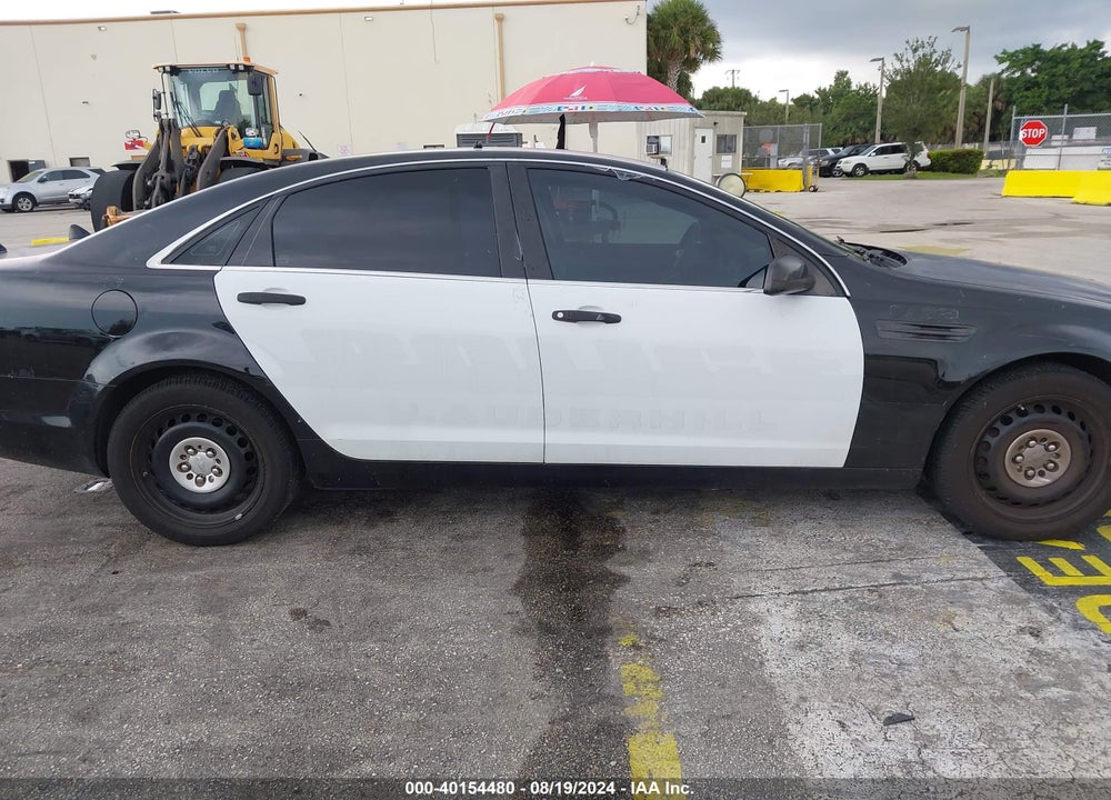 2012 CHEVROLET CAPRICE POLICE VIN: 6G1MK5U36CL619942