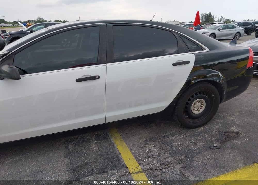 2012 CHEVROLET CAPRICE POLICE VIN: 6G1MK5U36CL619942